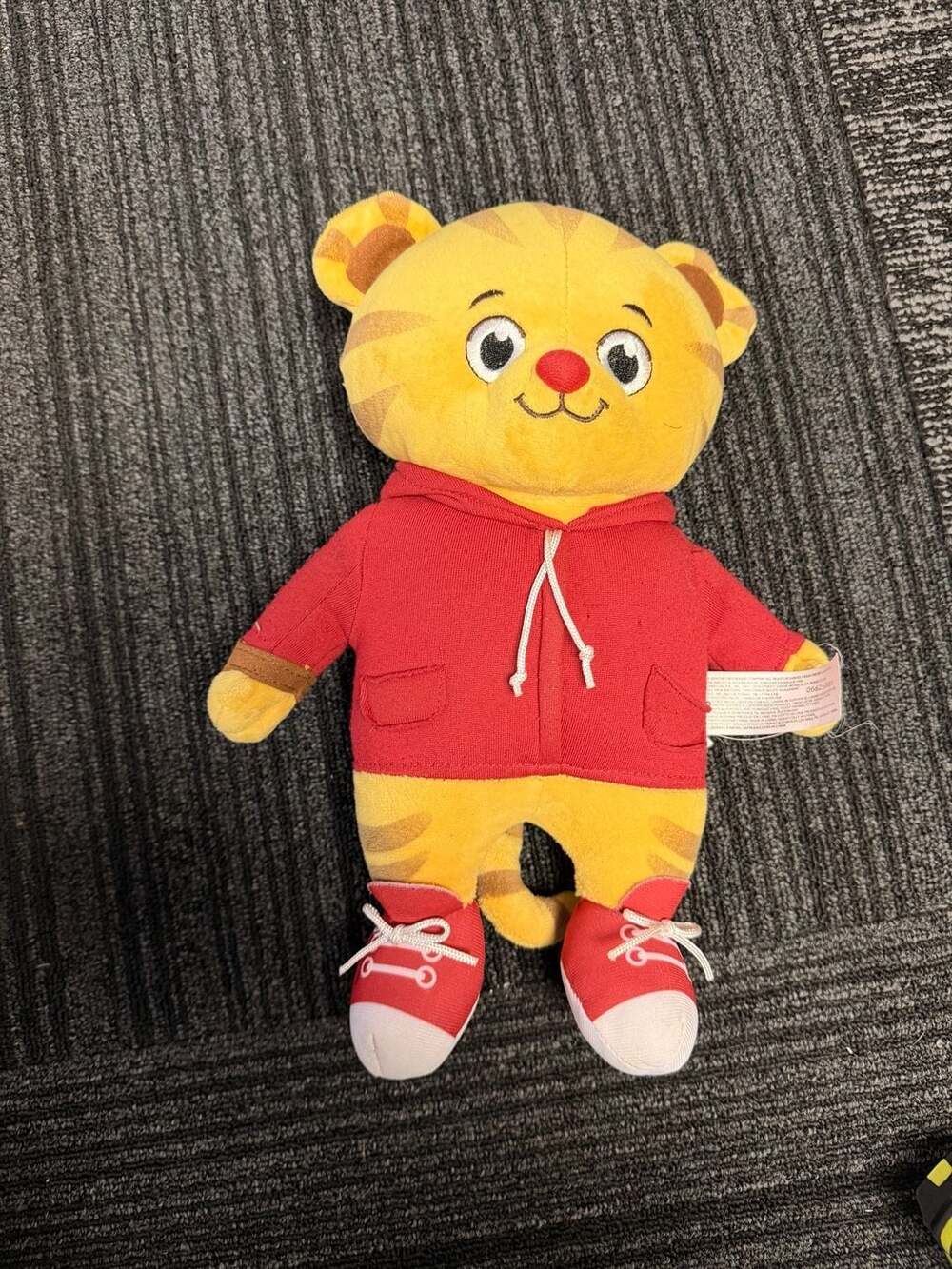 Daniel Tiger's Neighborhood 12" Plush Toy with Red Hoodie and Sneakers
